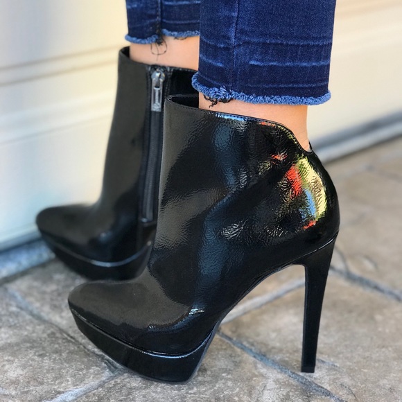 Skyline Patent Platform Boots - Picture 2 of 8